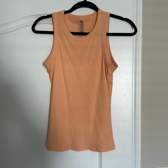 Peach Fitted Tank - Picture 1 of 4